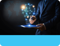 Guy holding phone while thinking